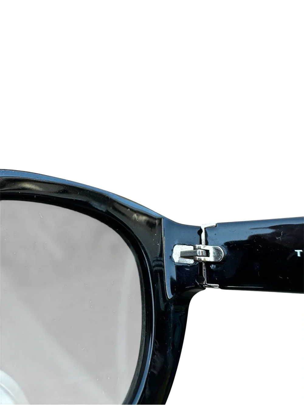 Tory Burch Black Round Oversized Sunglasses